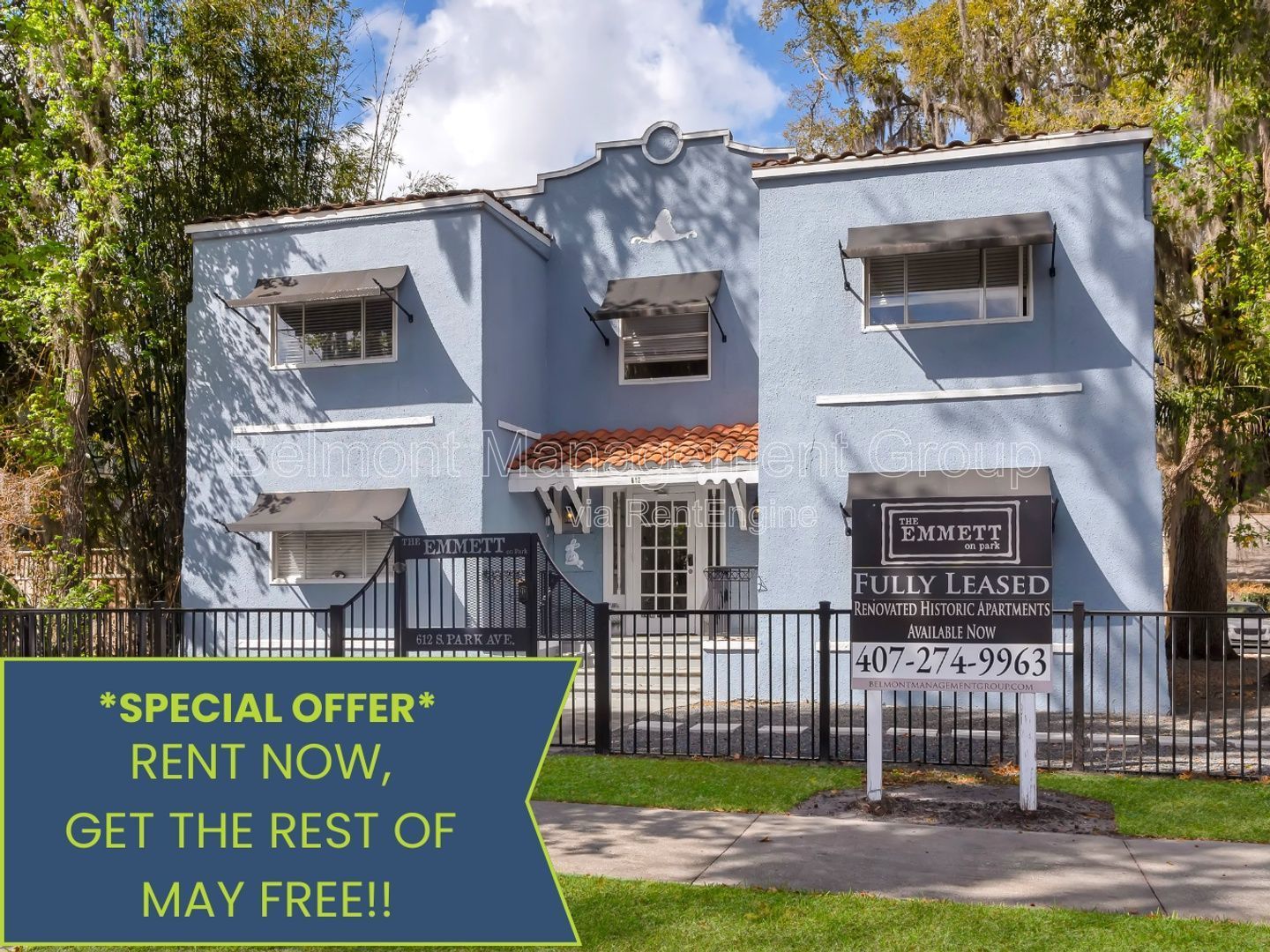 Trendy 2 bed / 1 bath at The Emmett on Park! | Move-in Special: Rent Now and Get the Rest of May FREE!! property image