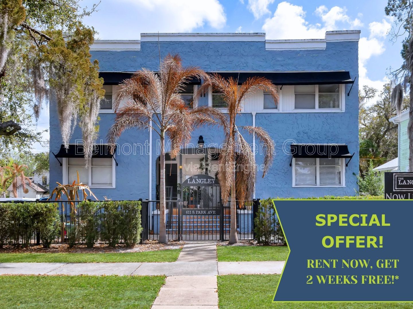 Trendy Studio Apartment FOR RENT in the heart of Historic Downtown Sanford | Move-in Special: Move-in Special: Rent Now and Get 2 Weeks Off Your First Month!! property image