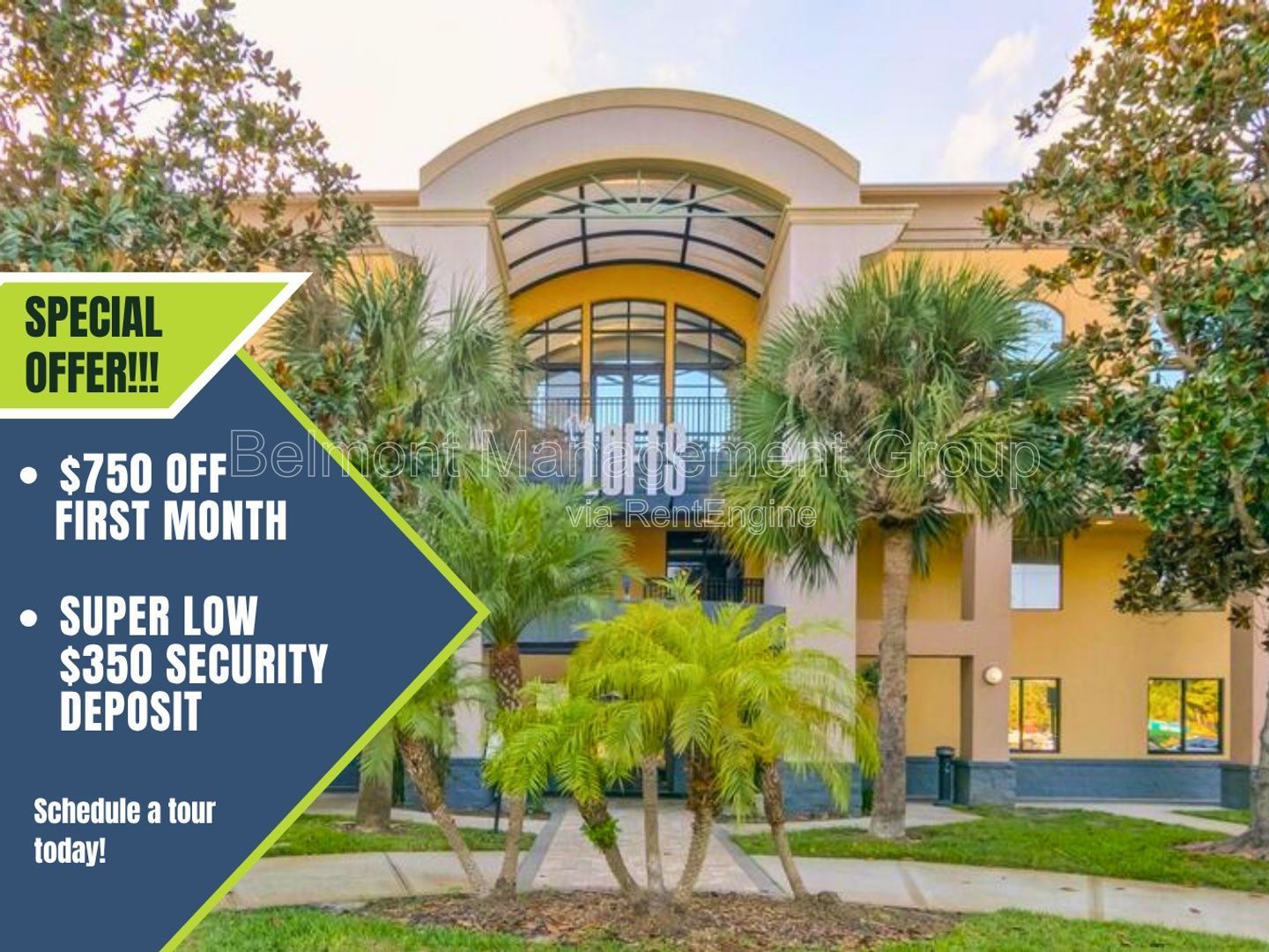 Stylish 1 Bed/ 1 Bath Loft with Balcony FOR RENT at The Lofts of Winter Park Village! Special Offer! Get $750 Off Your First Month + a Super Low $350 Security Deposit! property image