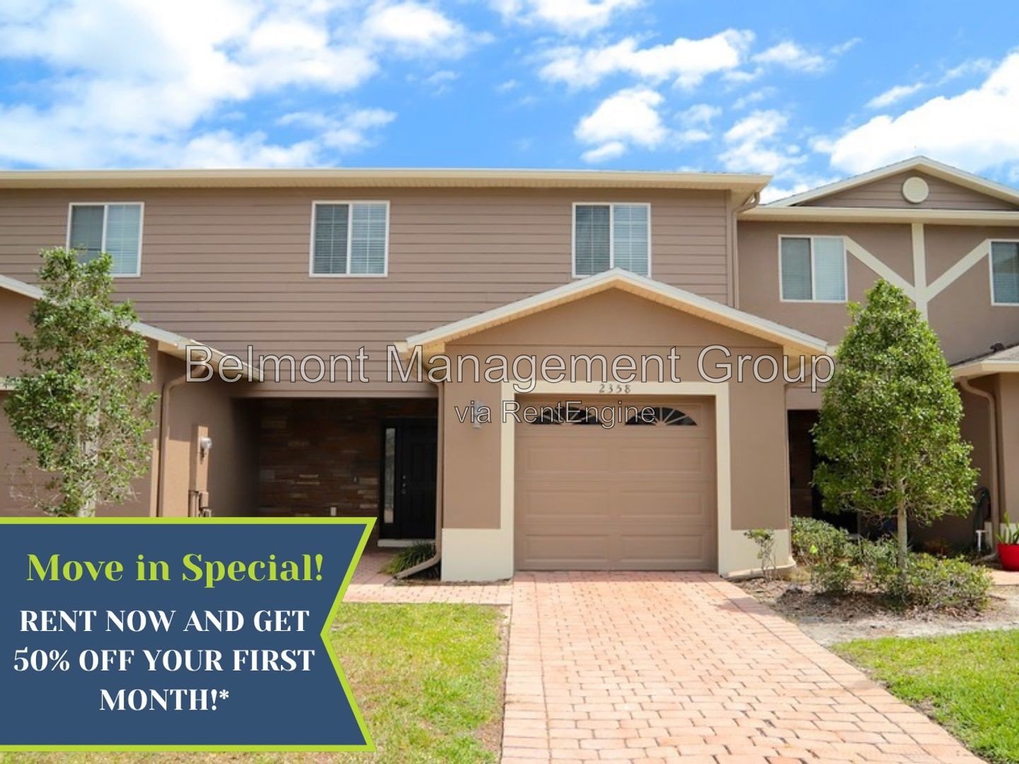 Beautiful 3/2.5 Townhome For Rent at Chatham Place in the Heart of Orlando! Rent Now and Enjoy Half a Month's Rent Free! property image