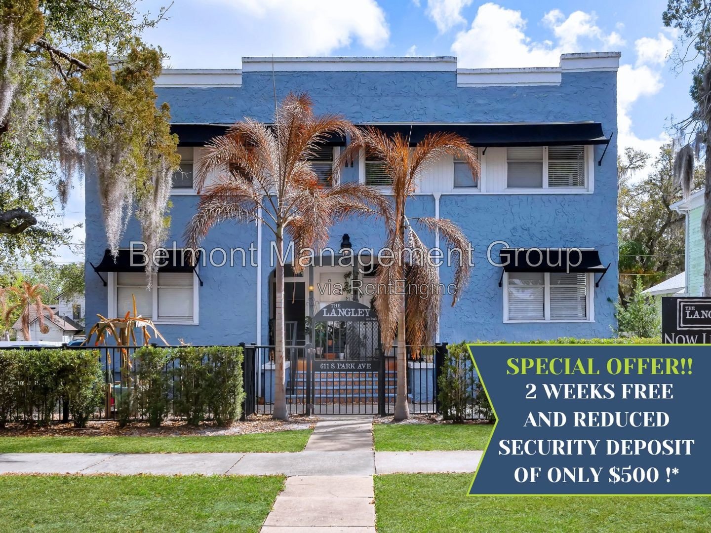 Trendy 1 Bed / 1 Bath Condo FOR RENT in the Heart of Downtown Sanford! MOVE-IN SPECIAL! Rent now and Get 2 Weeks FREE + a Reduced Security Deposit of Only $500! property image